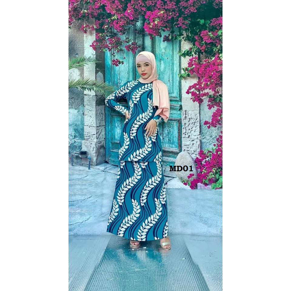  Kurung  Mini Moden Murah  English  Cotton  Shopee Malaysia