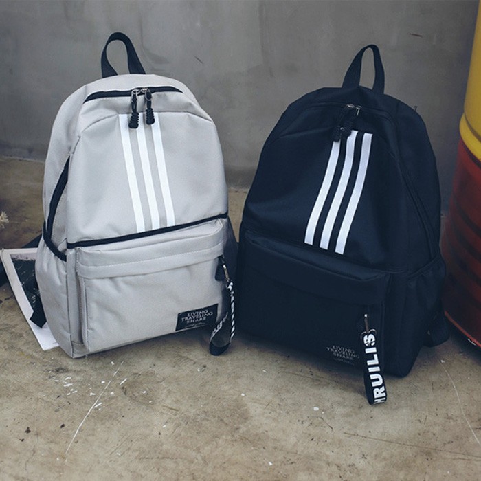 Unisex Style Canvas School Backpack BG429 Beg Sekolah