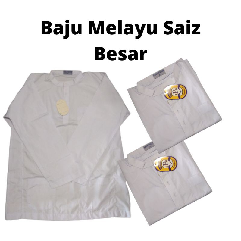 [Clear stock] Baju Melayu Saiz Besar (Baju Sahaja) | Shopee Malaysia