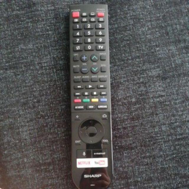 SHARP Android Smart TV LED Remote Control 100 Original ( Stock Ready