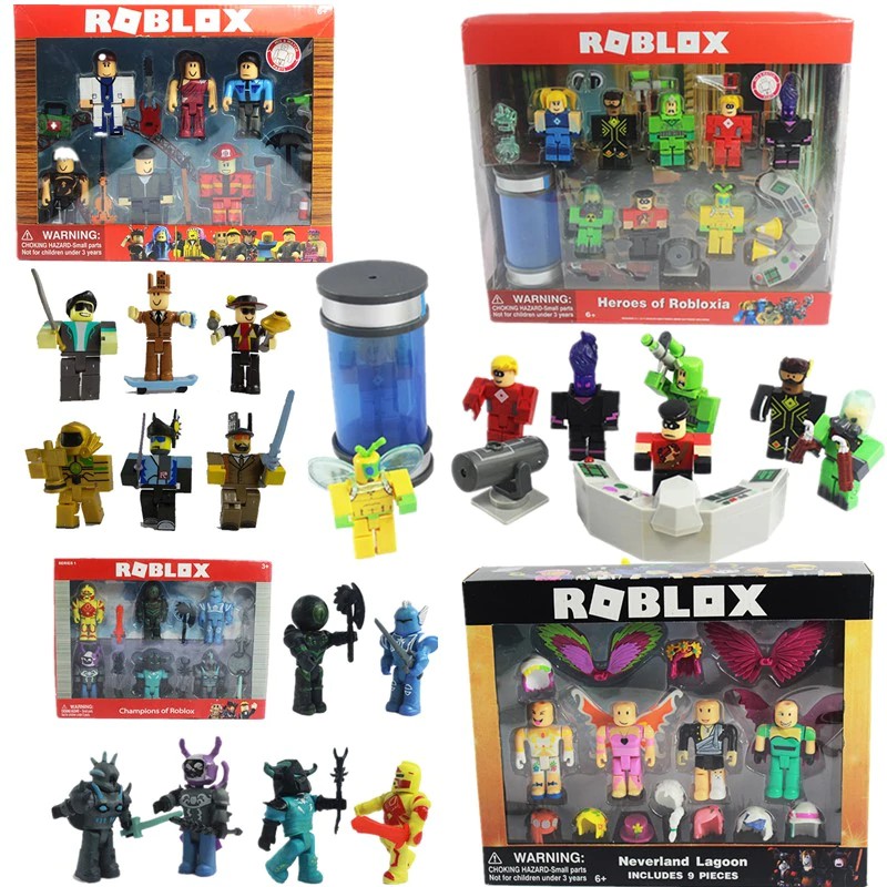 Suit Roblox Figure Jugetes 7cm Game Figuras Roblox Boys Toys For Shopee Malaysia - robot super suit roblox