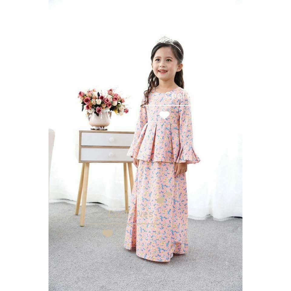 25 Trend Terbaru Design Baju Raya 2020 Kanak Kanak Perempuan Little One Scandles