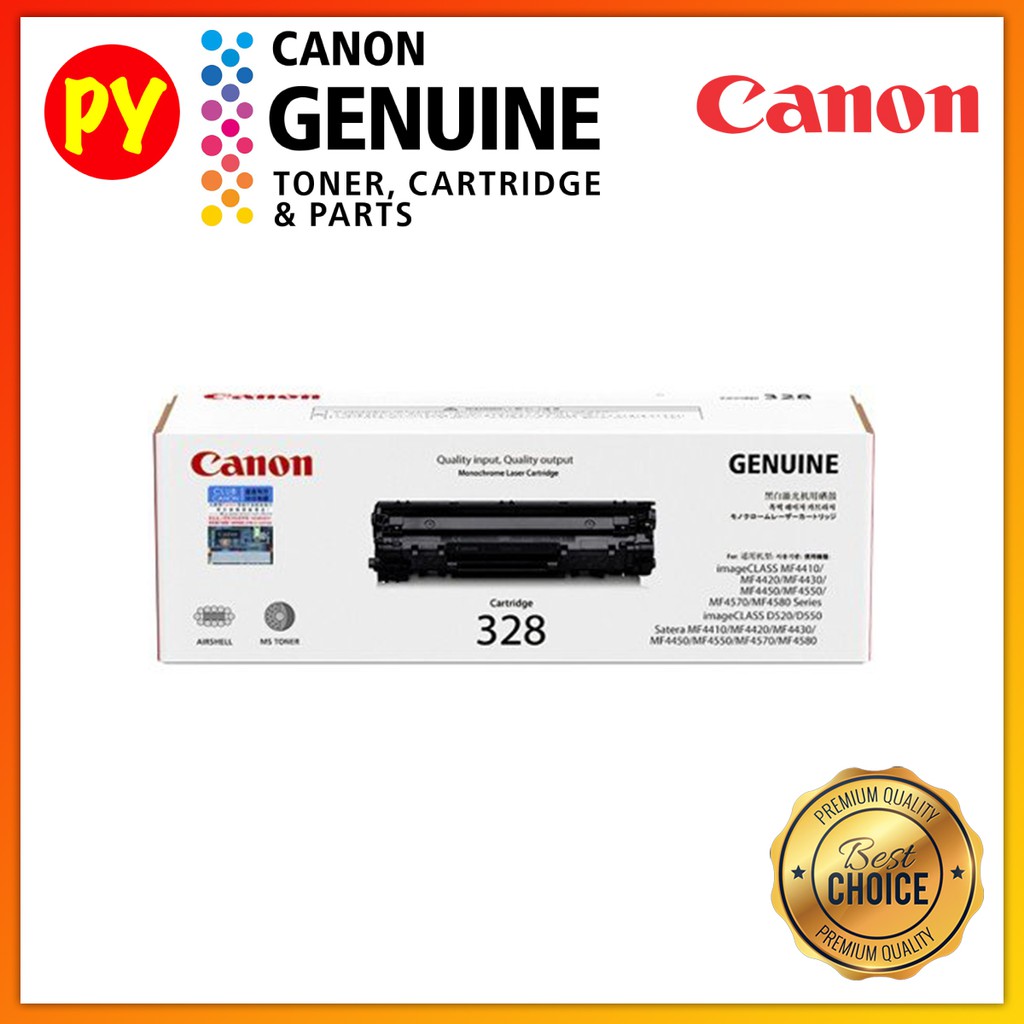 Canon Cartridge 328 Black Original Laser Toner Shopee Malaysia