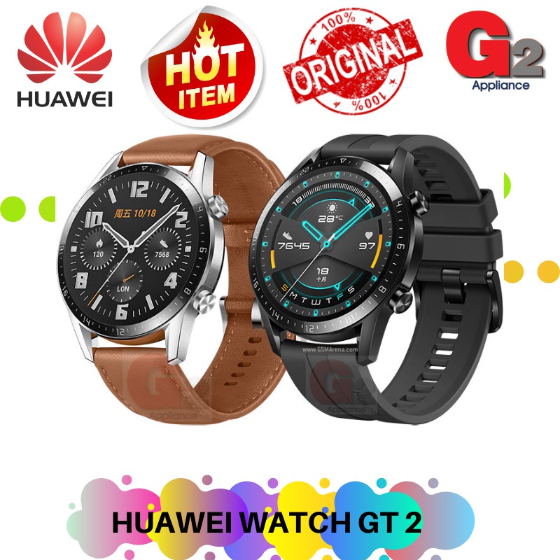 Huawei New Smart Watch Gt 2 46mm Original Huawei Malaysia Warranty Ready Stock Shopee Malaysia