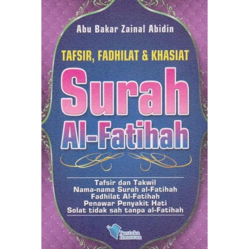 Tafsir, Fadhilat u0026 Khasiat Surah Al-Fatihah  Shopee Malaysia