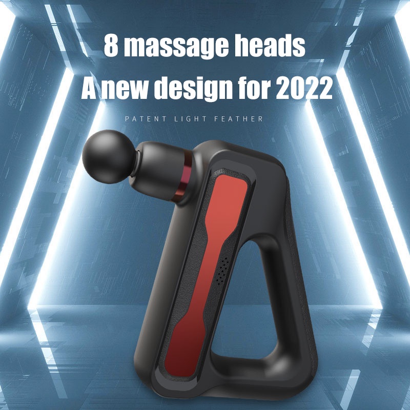 8 massage heads LCD Fascia gun Electric massager gun Physiotherapy instrument Gym equipment