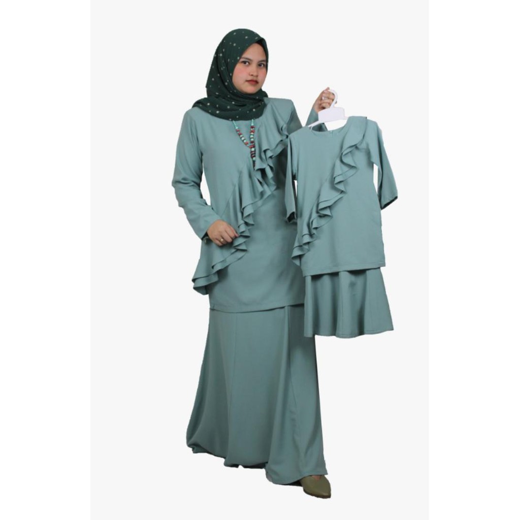 baju kurung moden ruffle