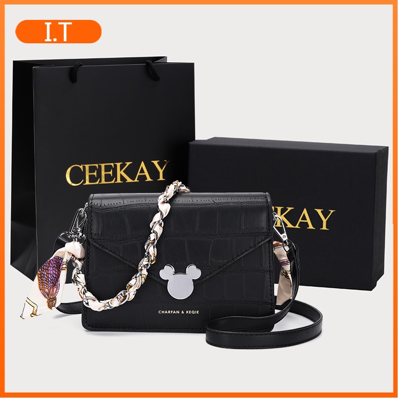 ♕IT♛（READY STOCK） small bag women's new trendy high-end fashion fashion all-match new net celebrity ladies shoulder messenger bag women's bag