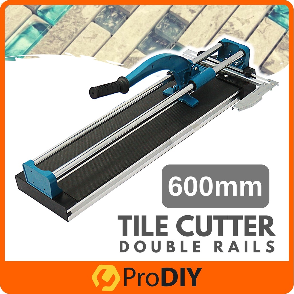 L-05 600mm Manual Double Track Rail Mozaic Tile Cutter Pemotong Lantai ...