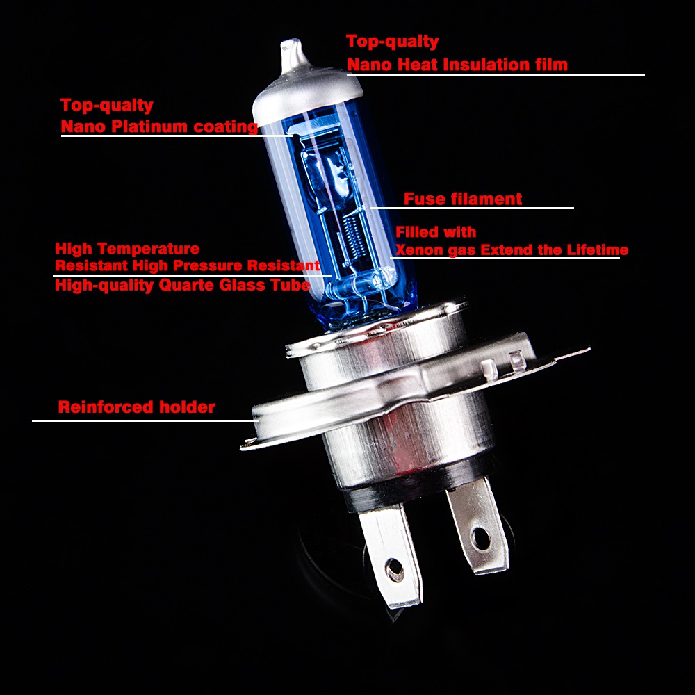 Must Reliable Ainna Super White Halogen Headlight Bulbs Universal Fit Car - Image 4