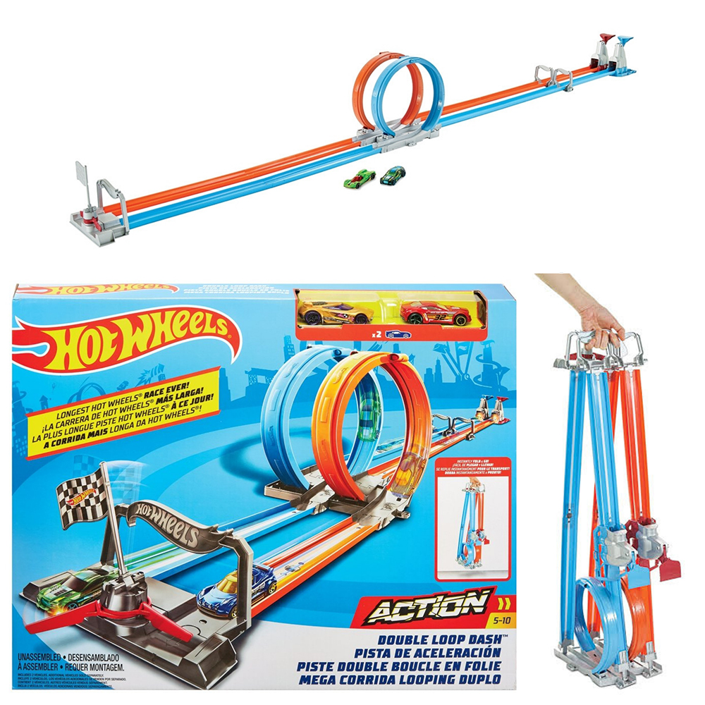 hot wheels race track loop