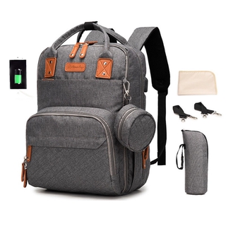 backpack diaper bag with changing pad