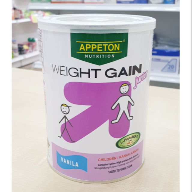 APPETON WEIGHT GAIN JUNIOR 400G VANILA Shopee Malaysia