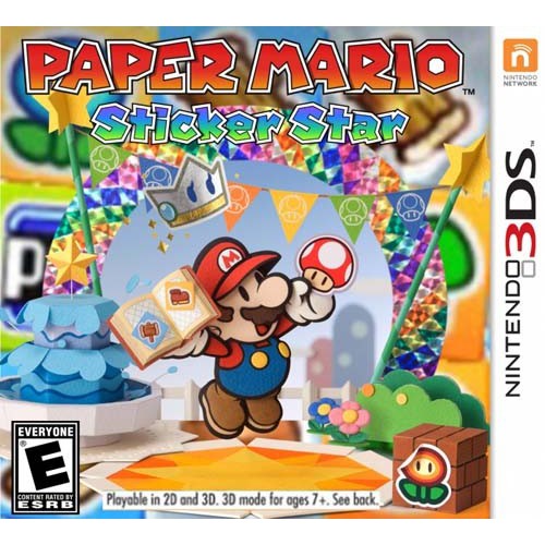 Nintendo 3ds Paper Mario Sticker Star Cia File Shopee Malaysia