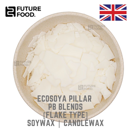 Ecosoya PB Ecosoya Pillar Flake Type Soy wax Made in UK