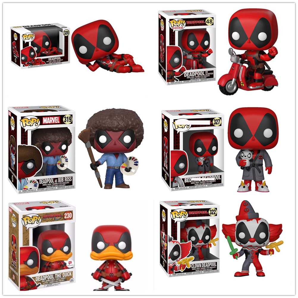 FUNKO POP Marvel Deadpool 2 Cosplay Bedtime Ride Clown Lying Deadpool