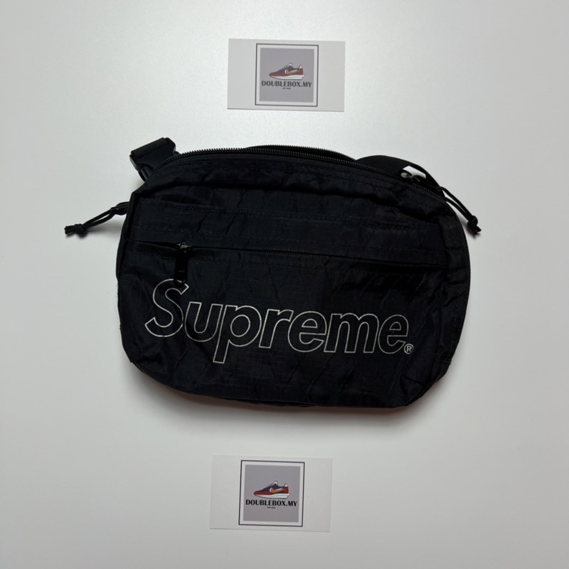 FW18 Supreme shoulder bag black(Used) Shopee Malaysia