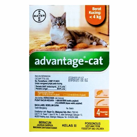 Bayer Advantage Cat / Ubat Kutu Kucing+++  Shopee Malaysia