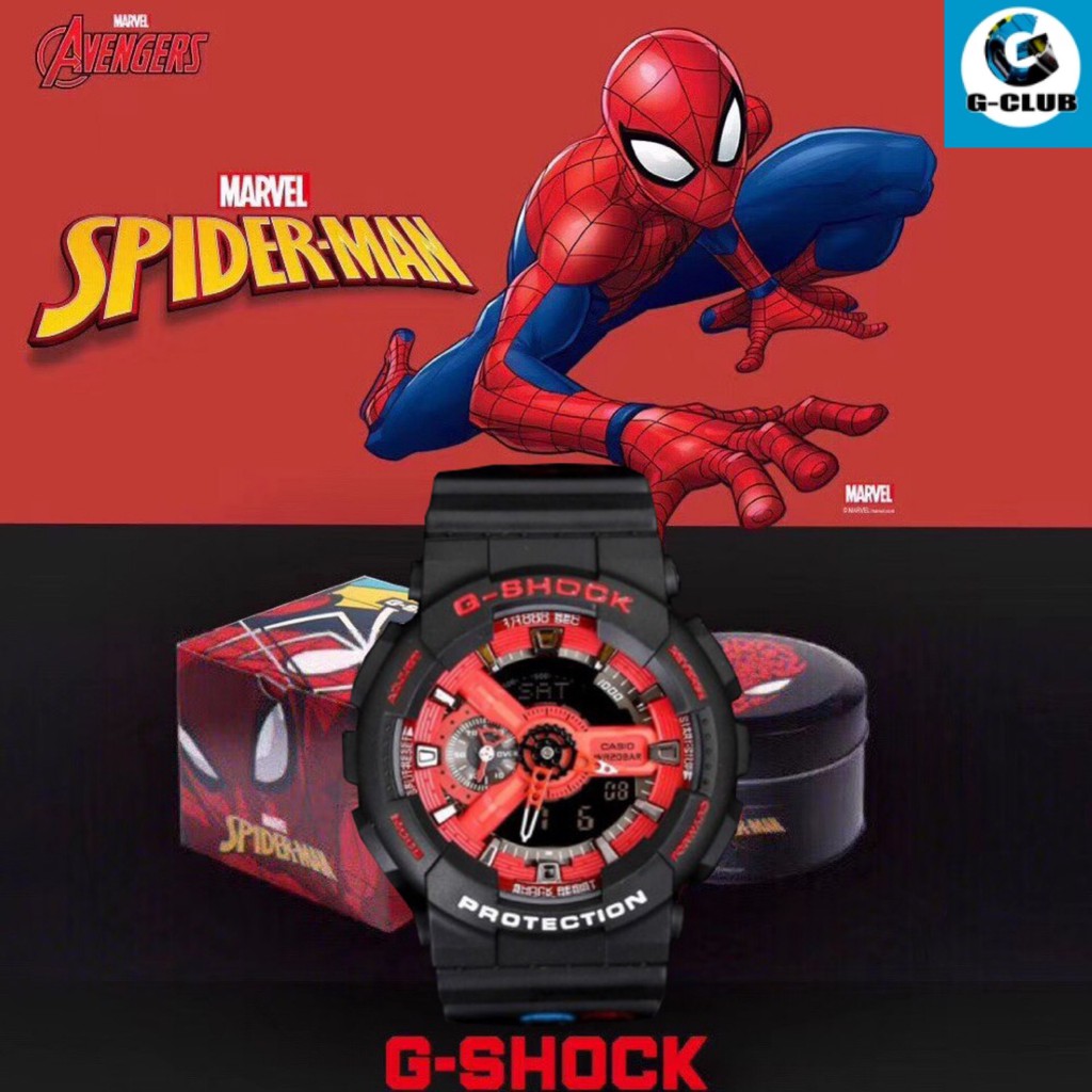 g shock spider man