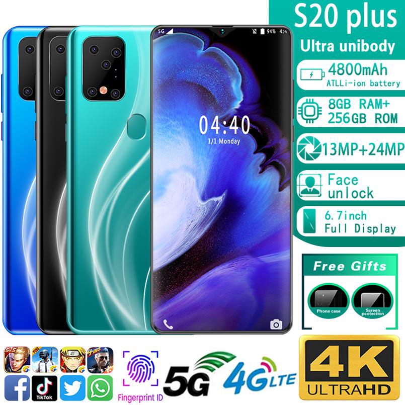 Ready Stock S20 Plus Full Screen 6 7 Inch 8gb Ram 256gb Rom Smartphone Handphone Fone Phone Shopee Malaysia