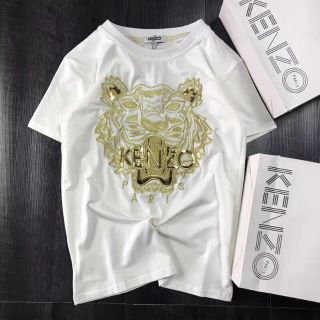 kenzo gold tiger t shirt