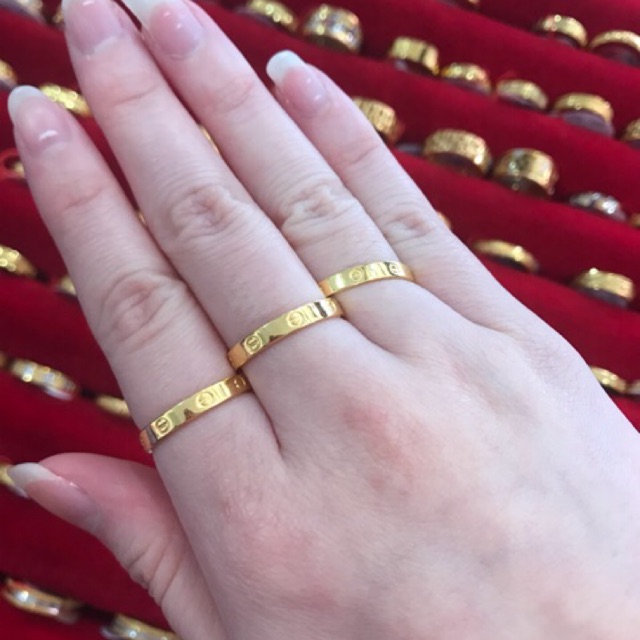 cartier gold ring