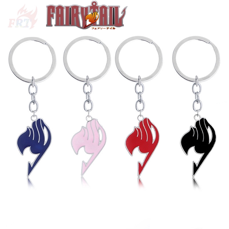 Fairy Tail Logo Keychains 1pc Cosplay Anime Fashion Metal Pendants Keychains Keyrings Shopee Malaysia