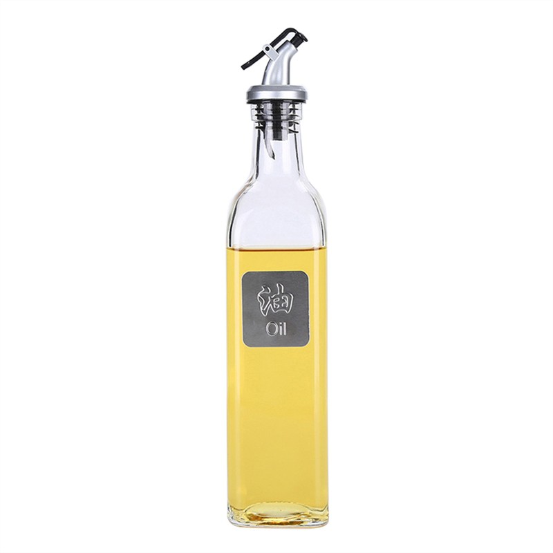 500ml Oil Vinegar Sauce Wine Glass Bottle Oil Glass Dispenser