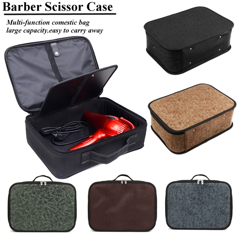 Pro Hair Stylist Salon Barber Hairdressing Scissors Combs Tool Bag