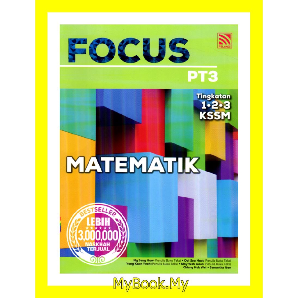 Myb Buku Rujukan Nota Focus Pt3 Tingkatan 1 2 3 Kssm Matematik Pelangi Shopee Malaysia