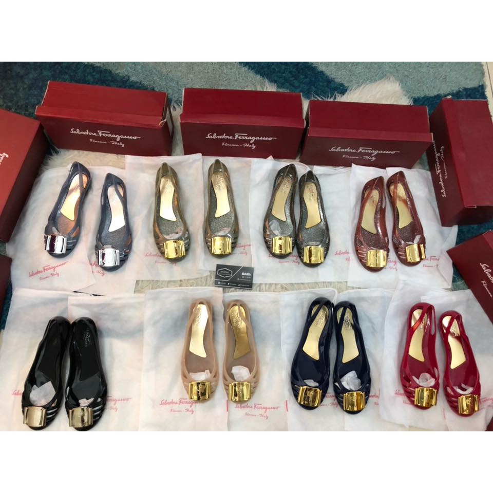 ferragamo jelly shoes original