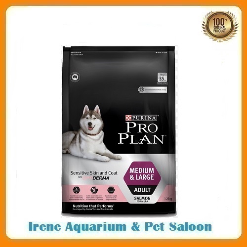 Purina Pro Plan OptiDerma Medium & Large Adult Sensitive Skin & Coat