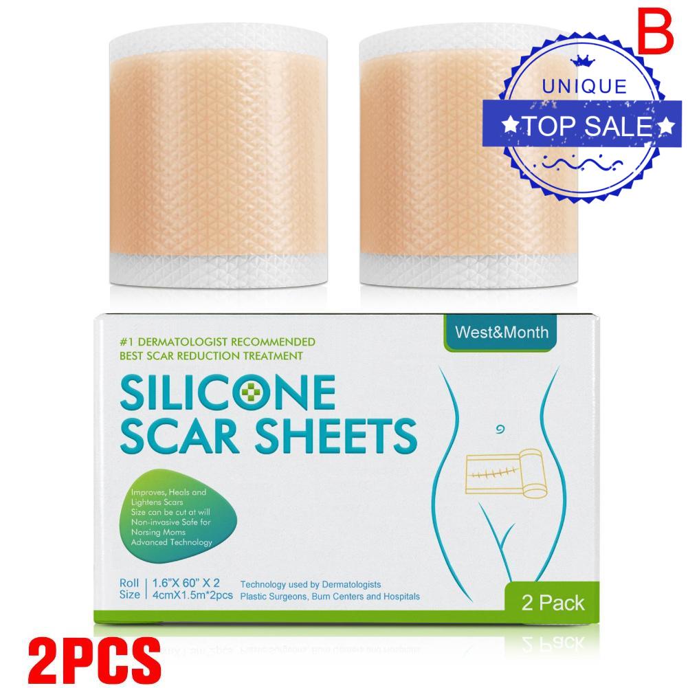 1 Roll Surgery Scar Removal Silicone Gel Sheet Patch Tape F2S2 Skin ...