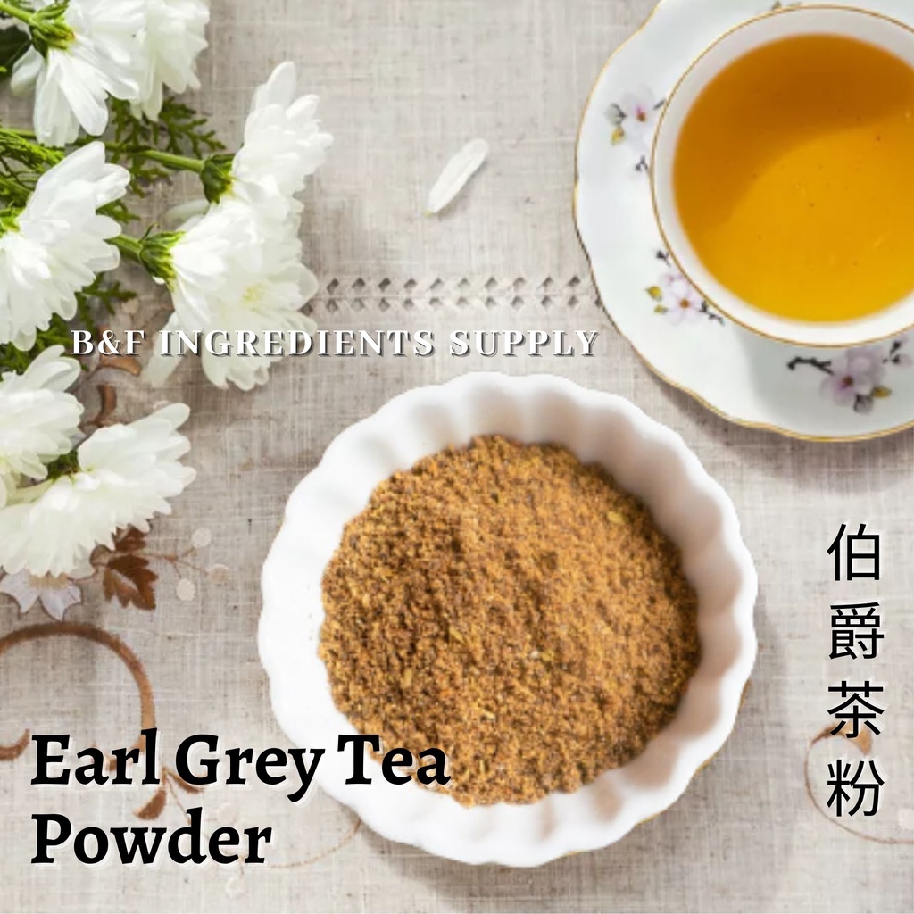 Premium Earl Grey Tea Powder / 速溶伯爵粉, Pure British English Tea / Matcha for Baking Confectionary