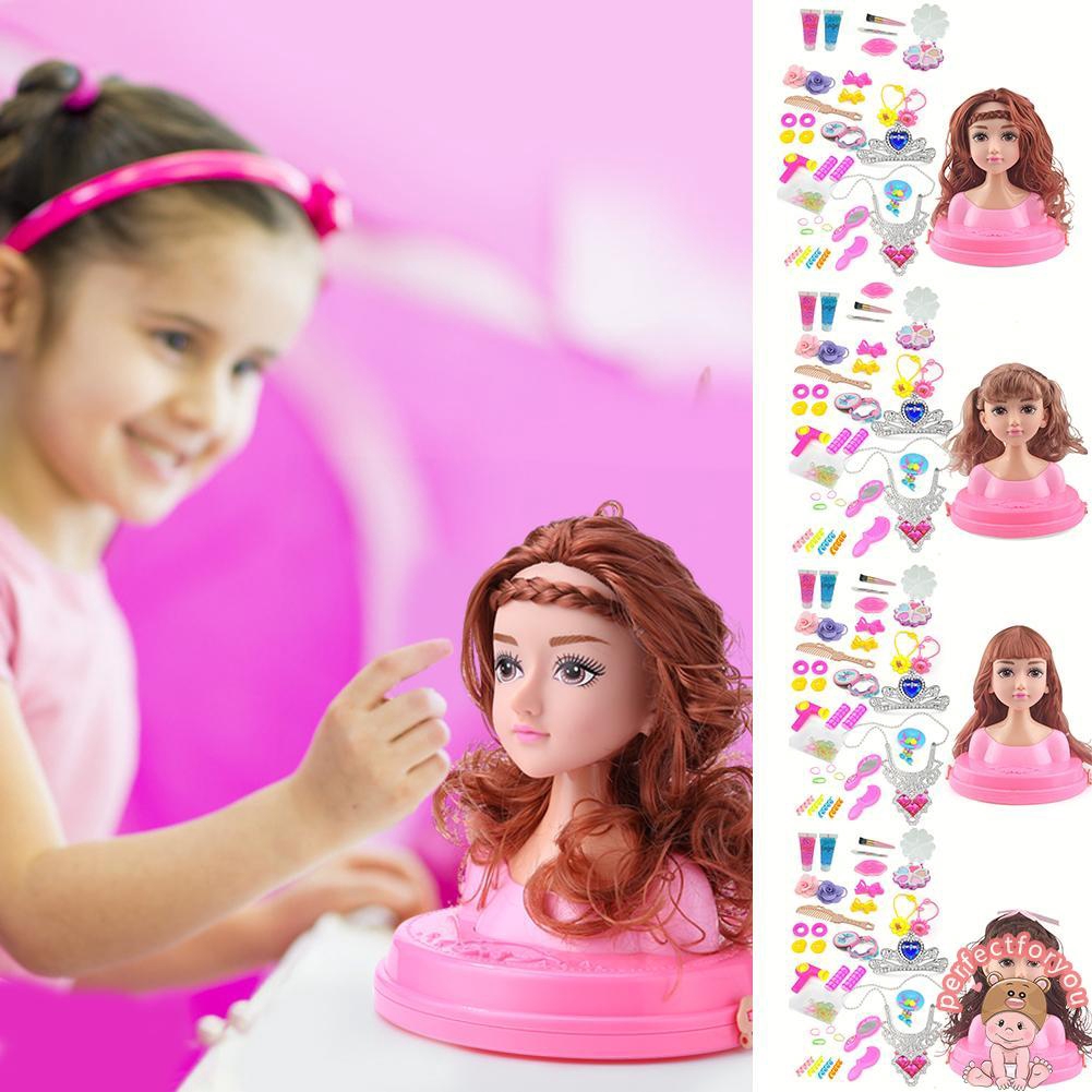 Perfectforyou Girls Diy Makeup Hairstyle Doll Kit Kids