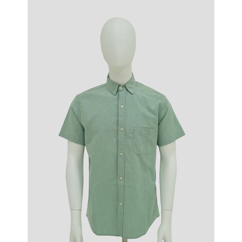 Edwin Jeans Oxford Green Short Sleeve 