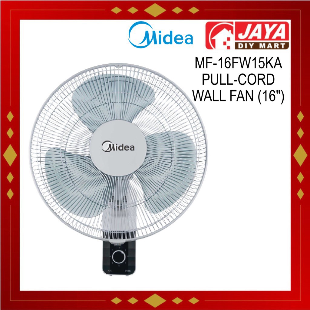 Ready Stock Midea Mf 16fw15ka High Quality Full Cord Wall Fan 16