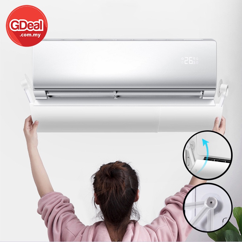 GDeal Retractable Air Conditioner Windshield Air Conditioning Anti Direct Blow Wind Deflector Bedroom Aircond Shield