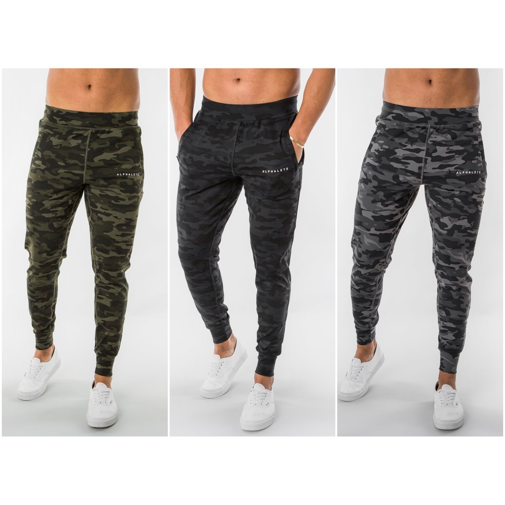 alphalete camo joggers