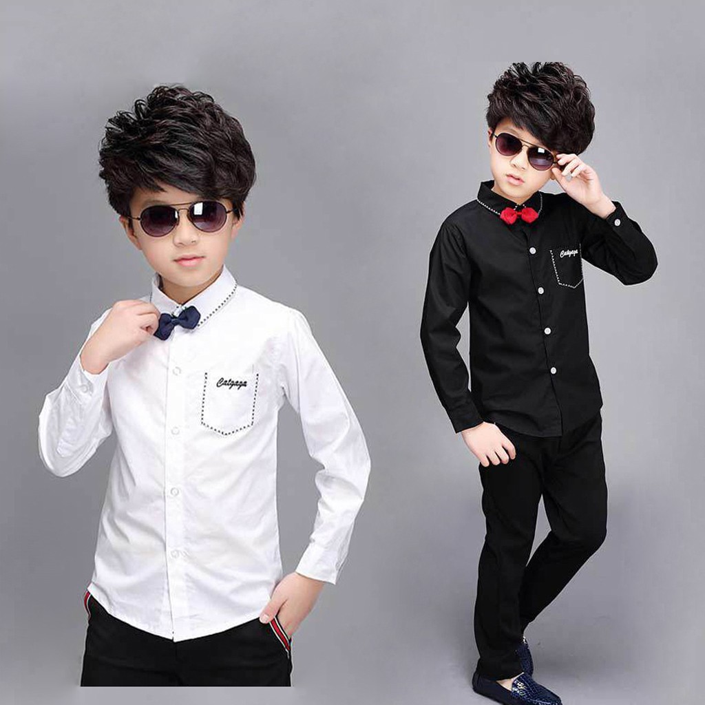 boys long sleeve dress shirts