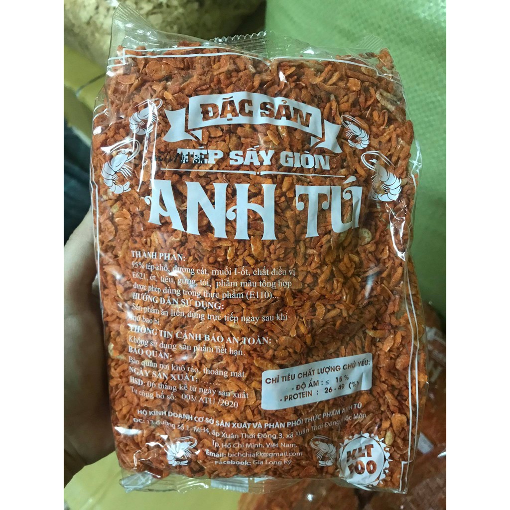 Dried Shrimp, Crispy Dried Shrimp To Make Mixed Rice Paper (500g Pack