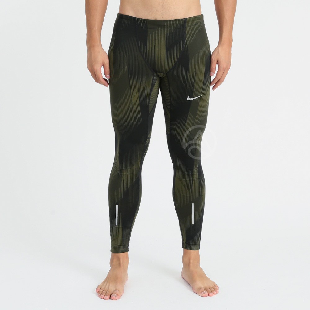 army green nike leggings