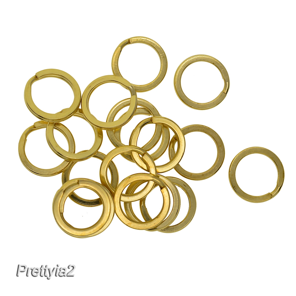 Brass Key Split Rings Spring Ring Keyring Jump Rings Chain Connector J –  Metal Field Shop