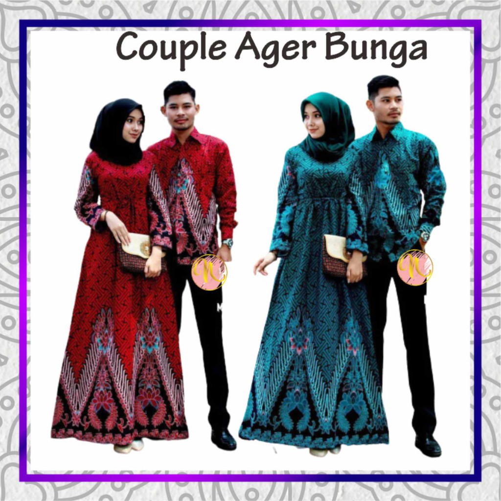 Maura Couple Sania Ruffle Batik Couple Ori Ndoro Jowi Maura Couple Sania Ruffle Batik Couple Ori Ndoro Jowi