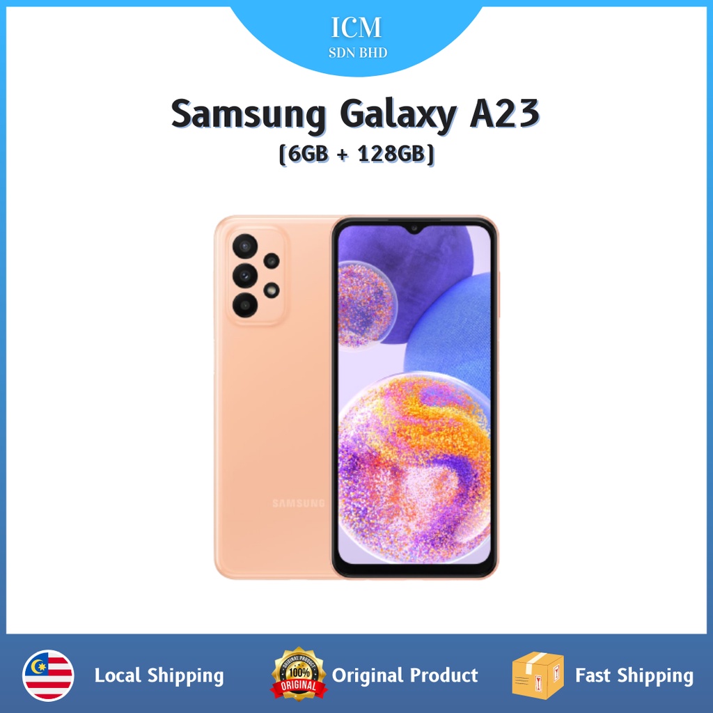 SAMSUNG Galaxy A13 / A23 (6GB RAM | 128GB ROM ) Original Malaysia Samsung  Warranty Smartphone Free Gift