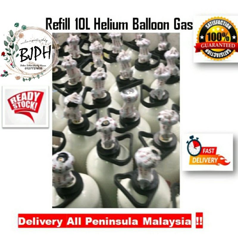 10L SUPER OFFER New Pure Helium Tank Super Set Helium Gas Refill