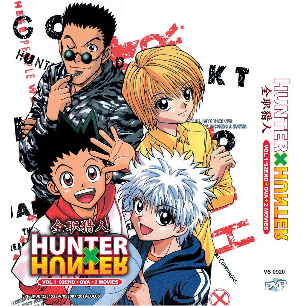 Anime Dvd Hunter X Hunter 1999 Vol 1 92 End 2 Movie English Subtitle Shopee Malaysia