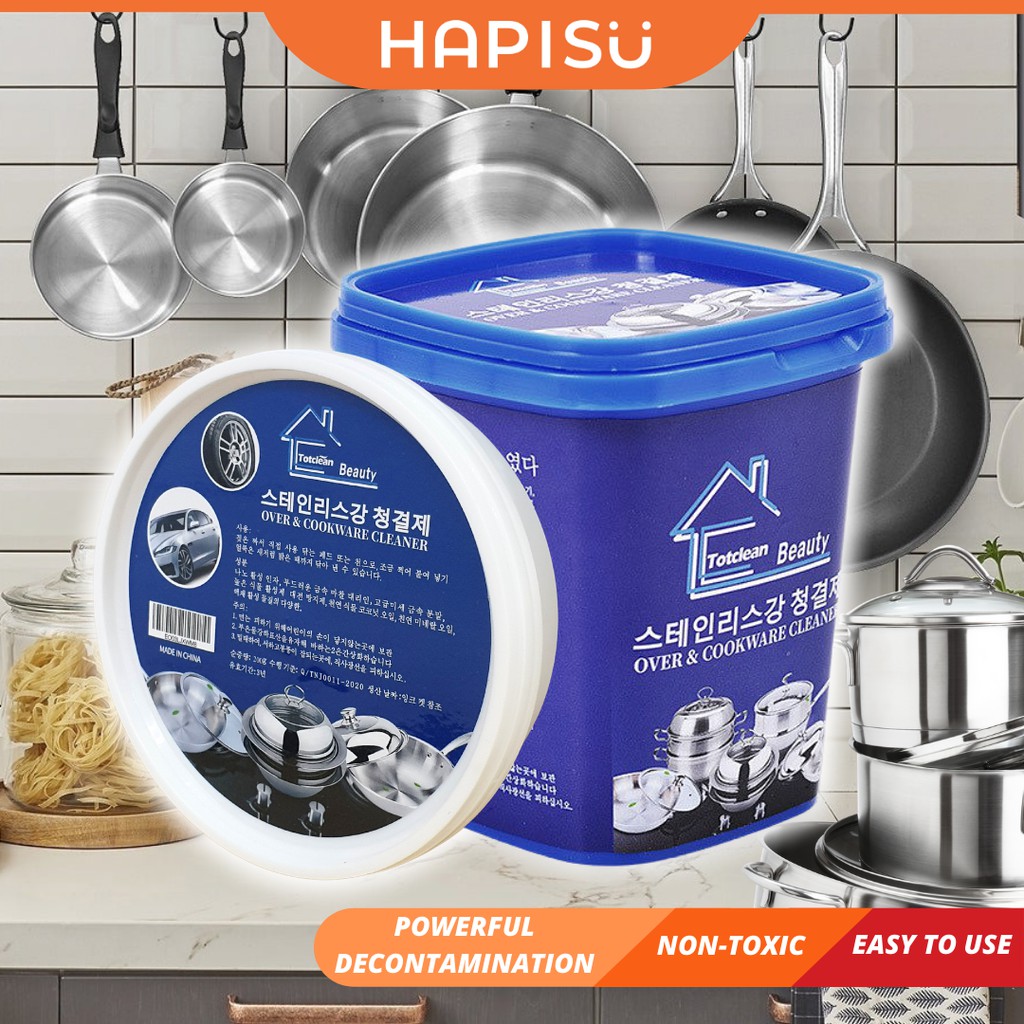 HAPISU Magic Cookware Cleaner Polish MultiPurpose Oven Stainless Steel Cleaning Paste Household