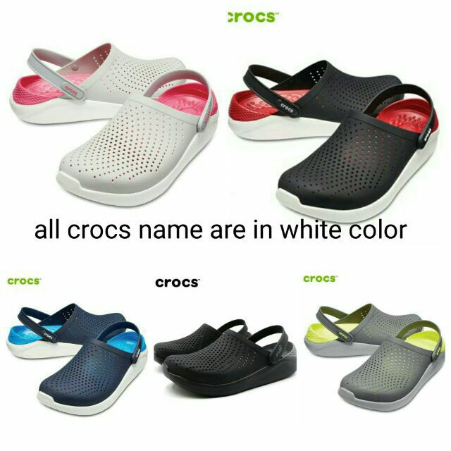 crocs with pouch