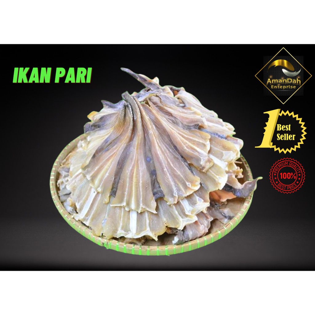 Ikan Masin Pari Premium Gred 5a [berkualiti Bersih Sedap] 250g 500g